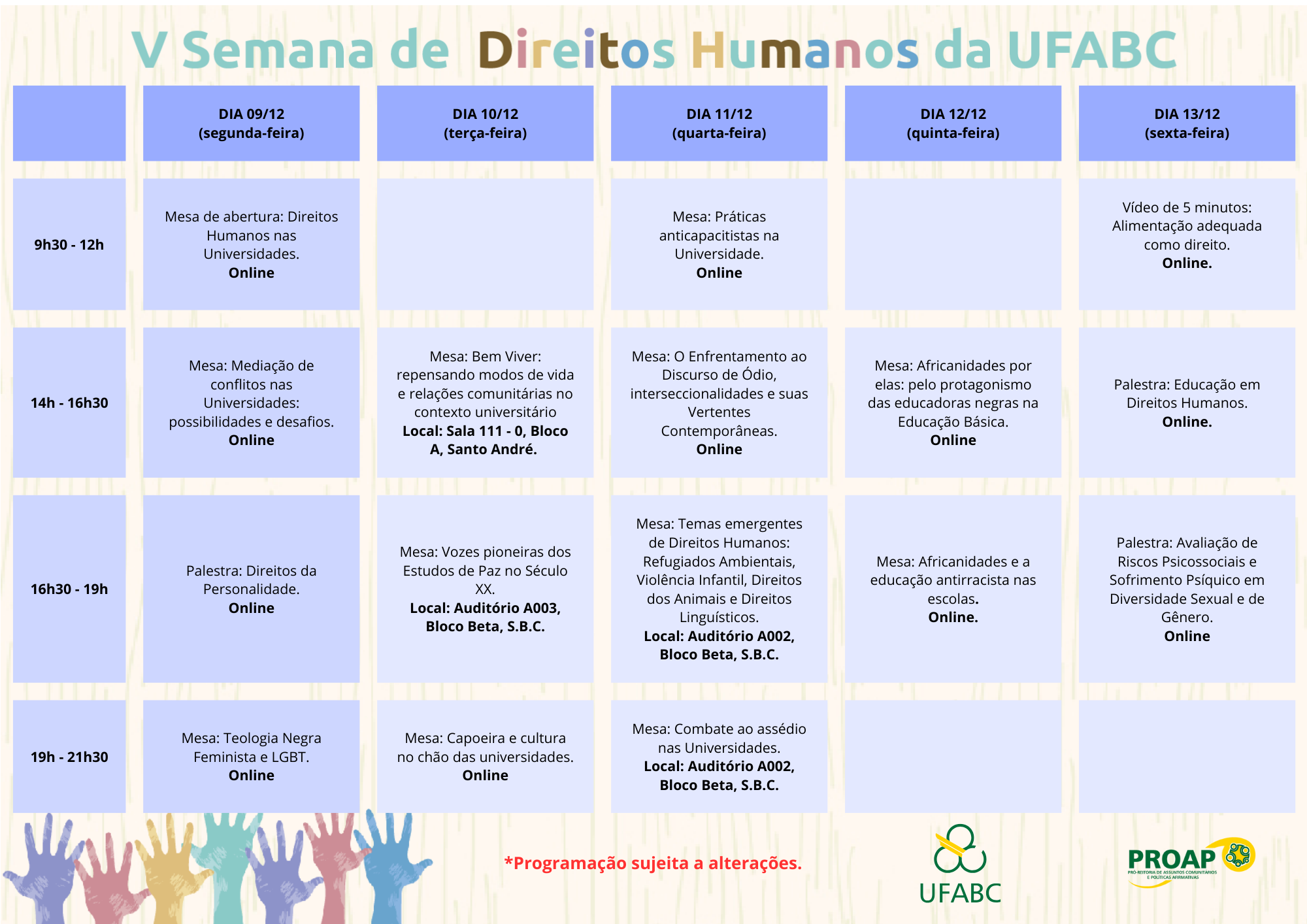 02 V Semana de Direitos Humanos da UFABC
