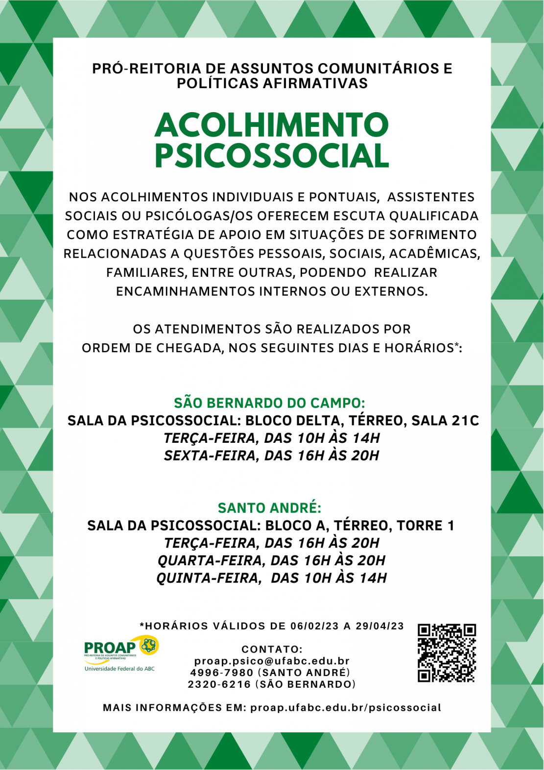acolhimento psicossocial 2023