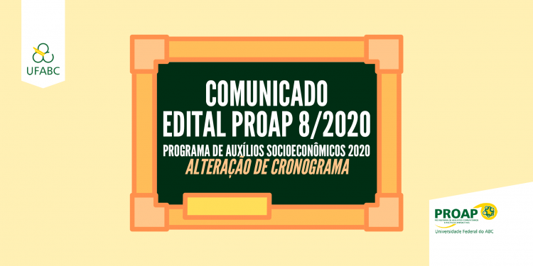 Pró Reitoria De Assuntos Comunitários E Políticas Afirmativas Comunicado Edital Proap 82020 0924