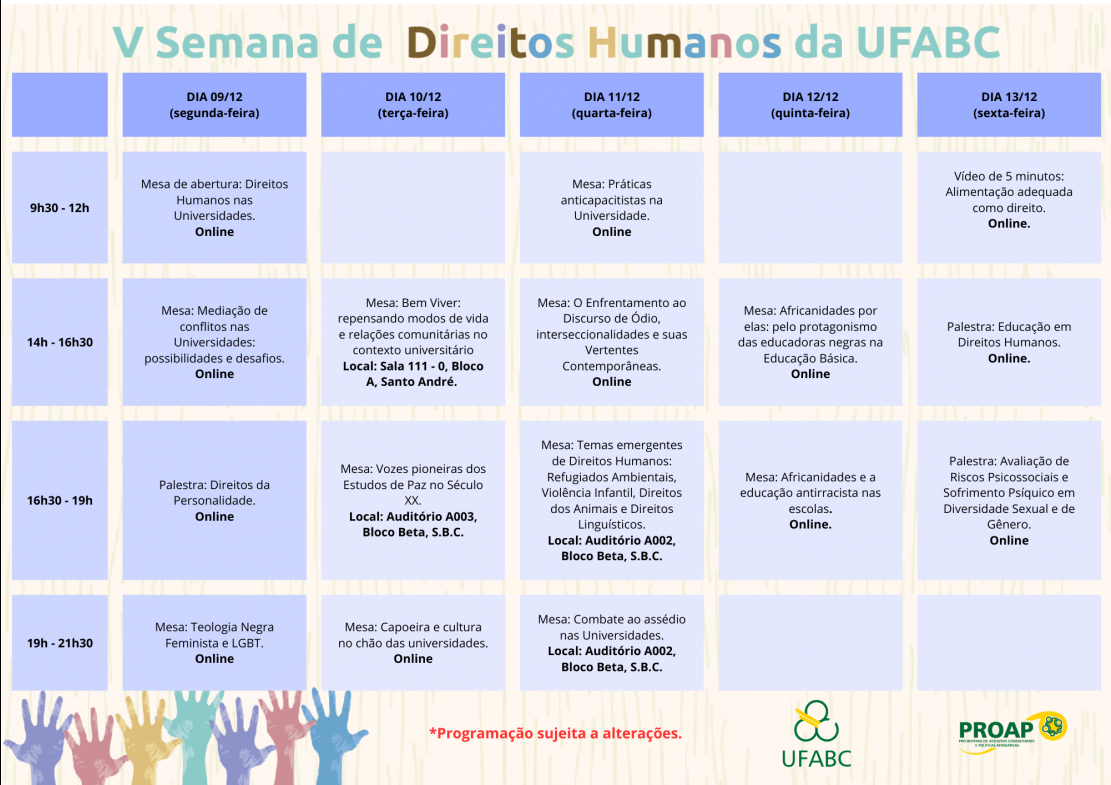 02 V Semana de Direitos Humanos da UFABC